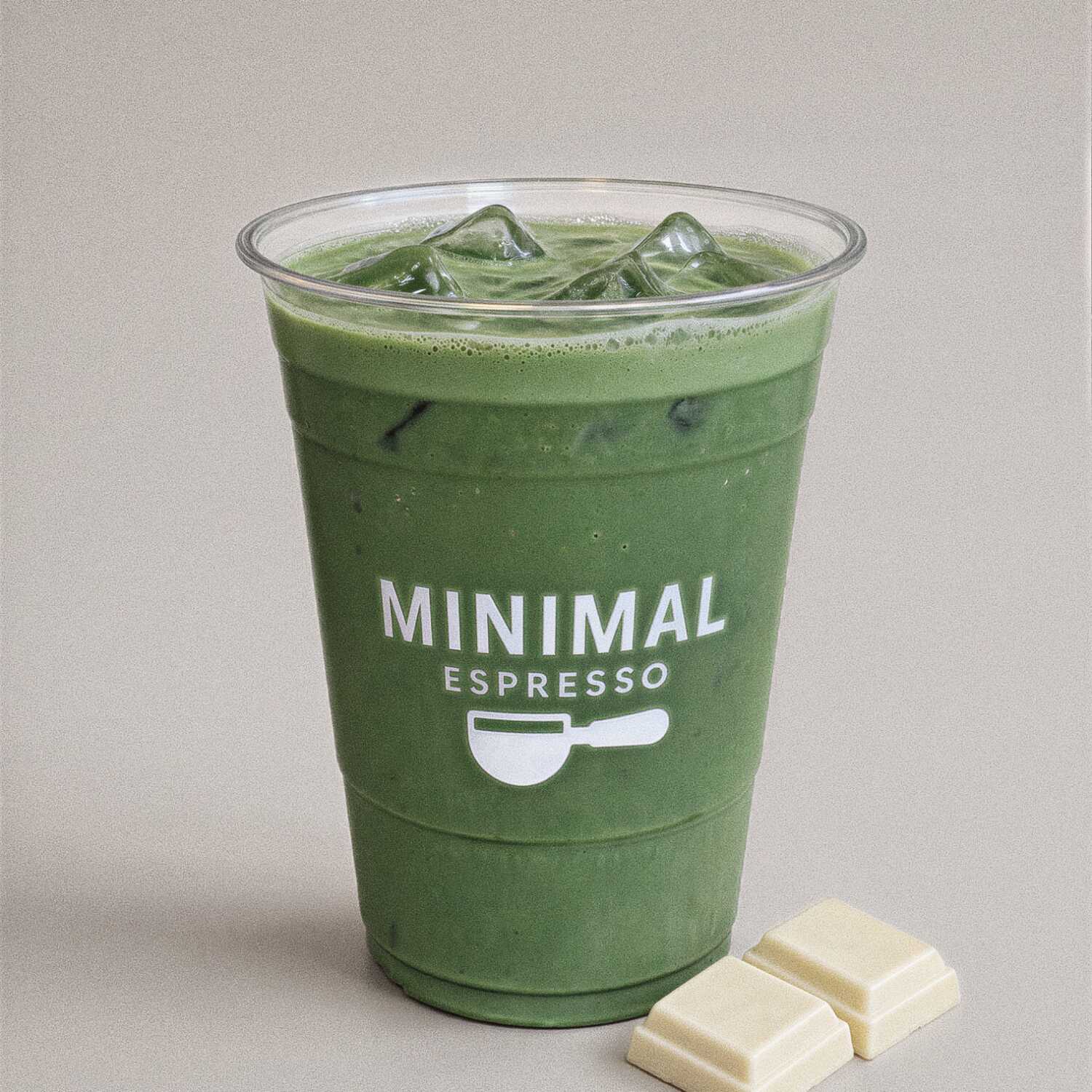 Matcha Latte Frío Chocolate Blanco 16 Oz