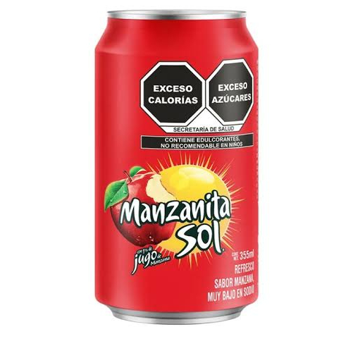 REFRESCO MANZANITA SOL 355 ML