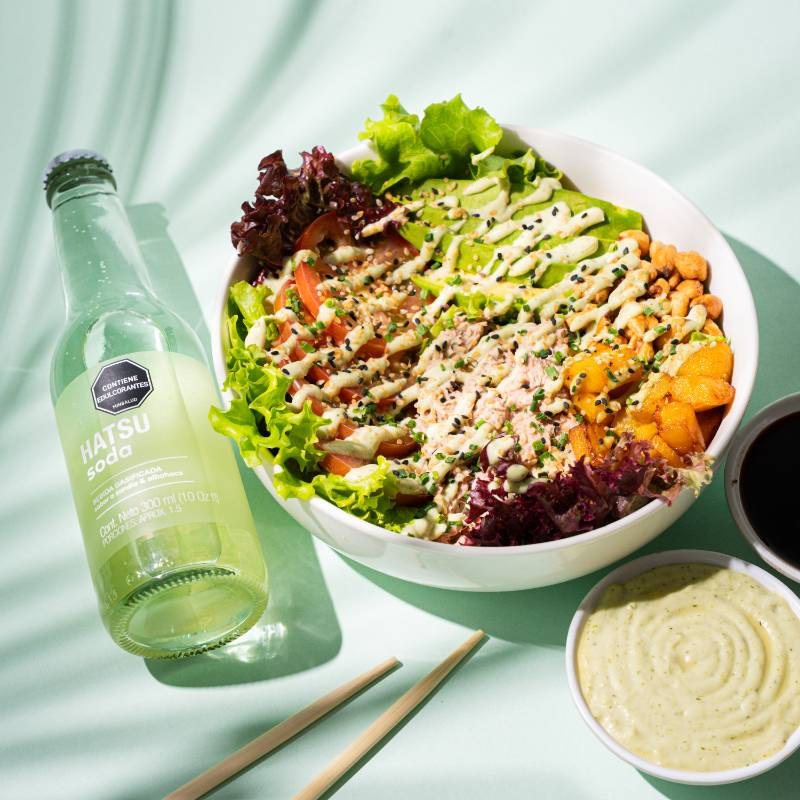 Combo Bowl Ensalada Atún Tropical + Hatsu