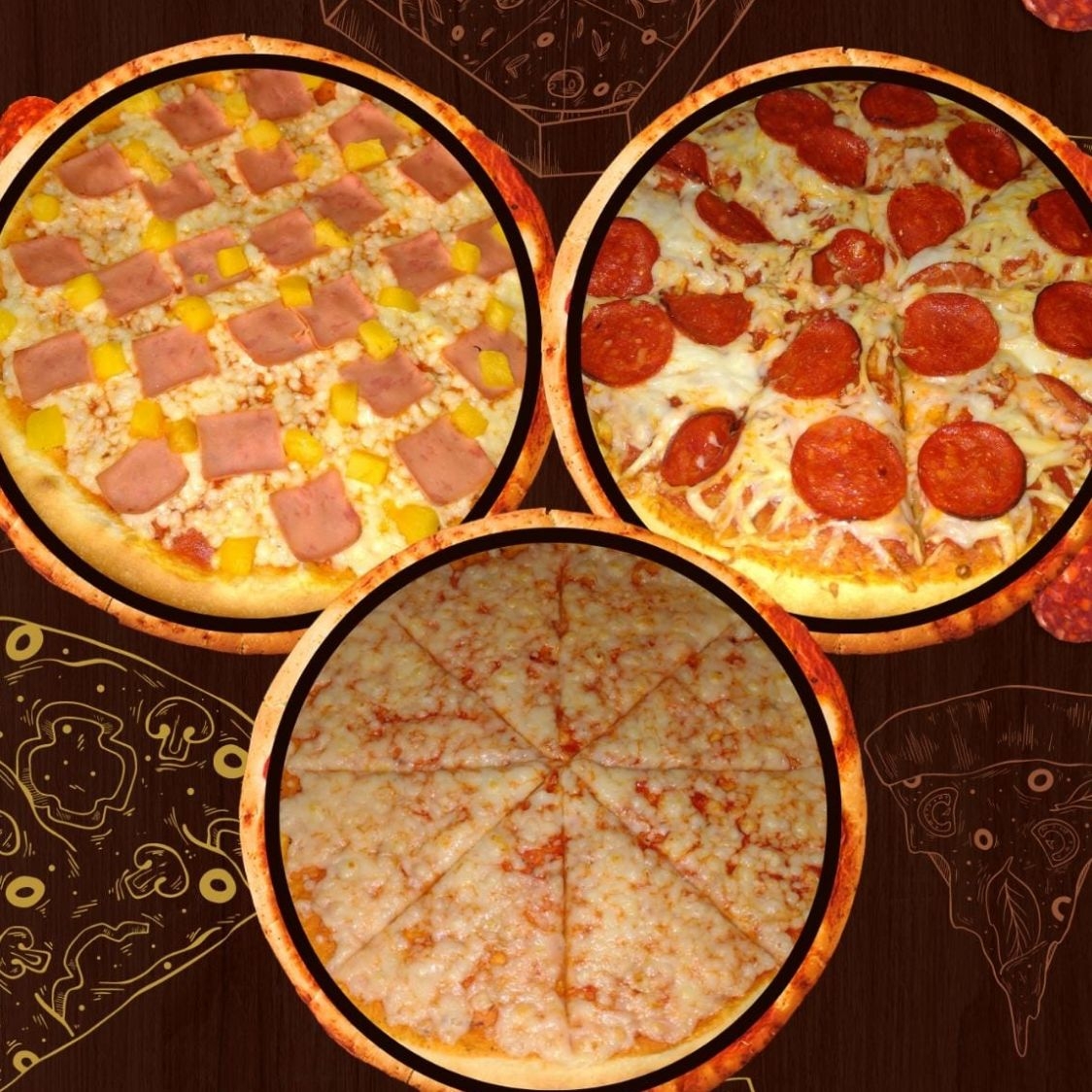 3x2 en Pizzas Grandes