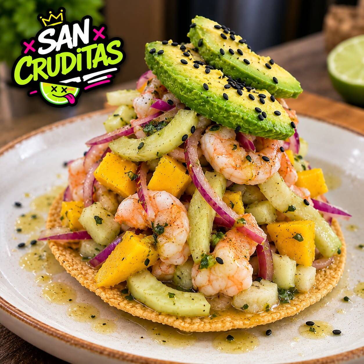 Tostadas - Aguachile Mango