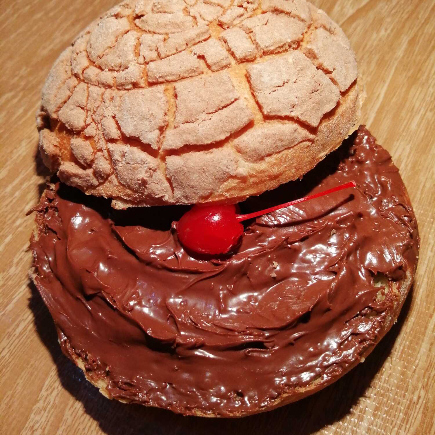 Concha de nutella