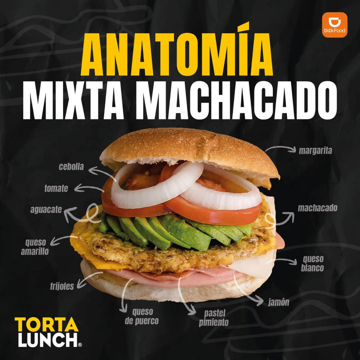 Torta Mixta Machacado