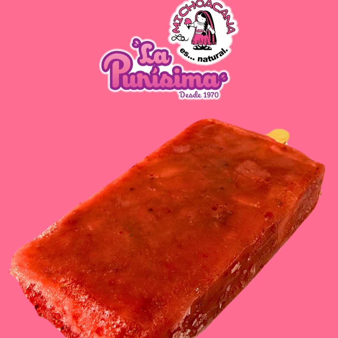 Paleta de Fresa de Agua