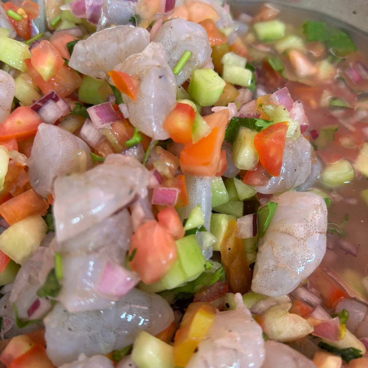 Ceviche de Camaron Crudo