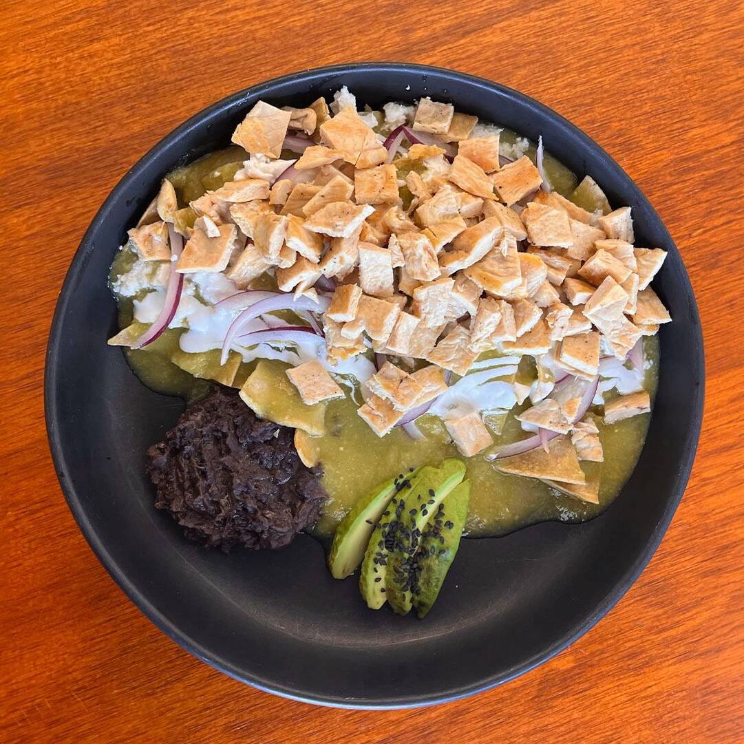 Chilaquiles Tortilla de Nopal