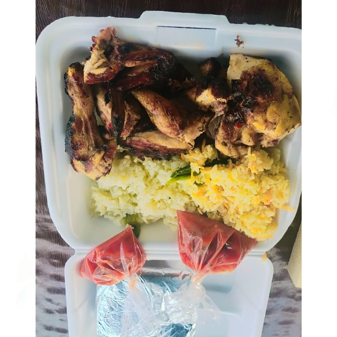 1*pollo Entero*salsa*Tortillas*sopa de Espagueti