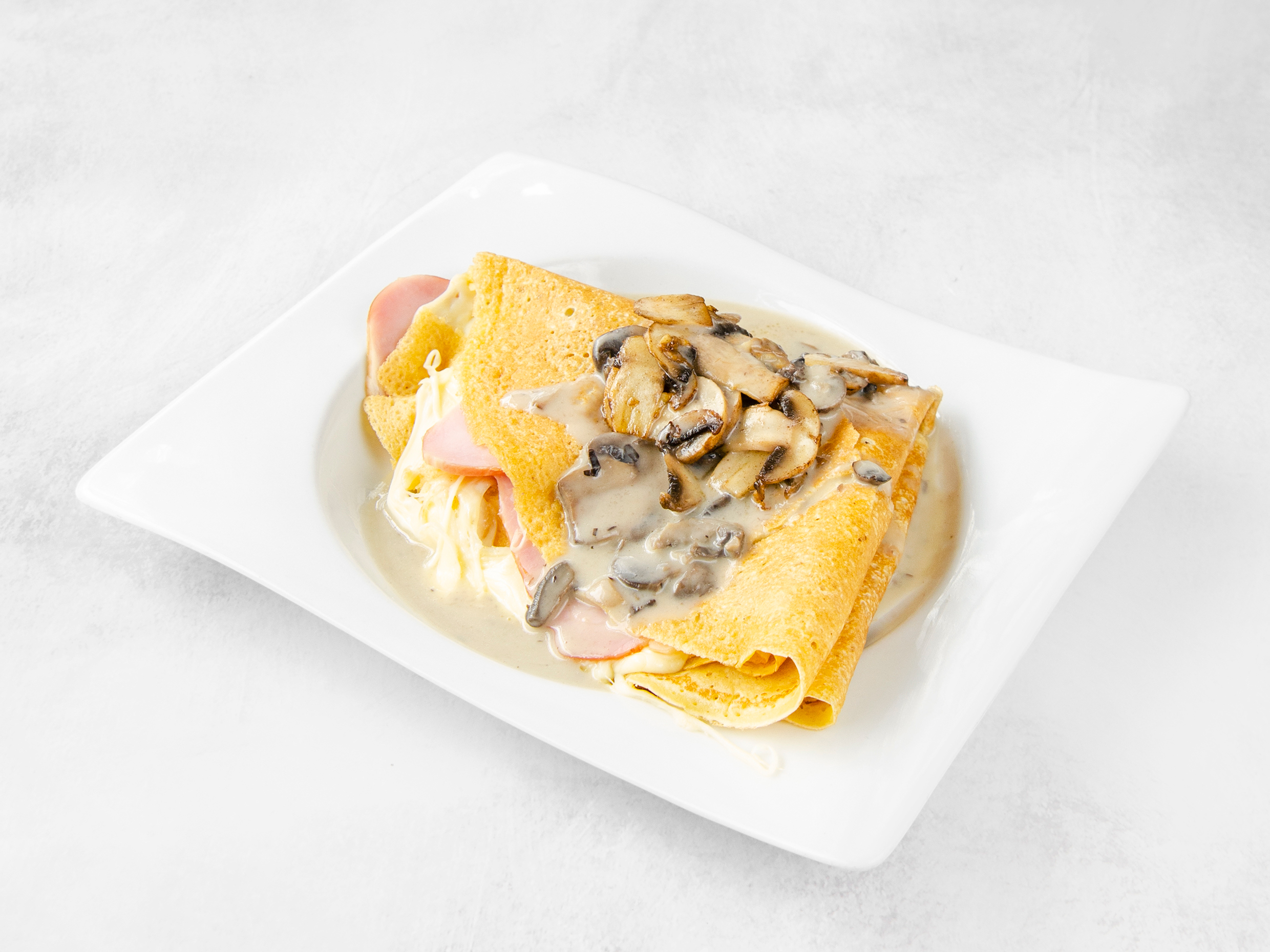 Jamón, Queso y Champiñones