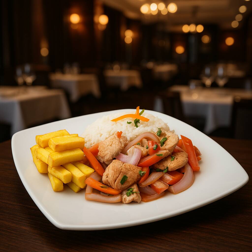 Saltado de Pollo