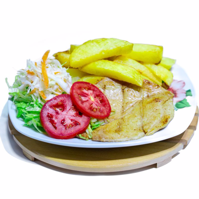 Filete con Papas Fritas
