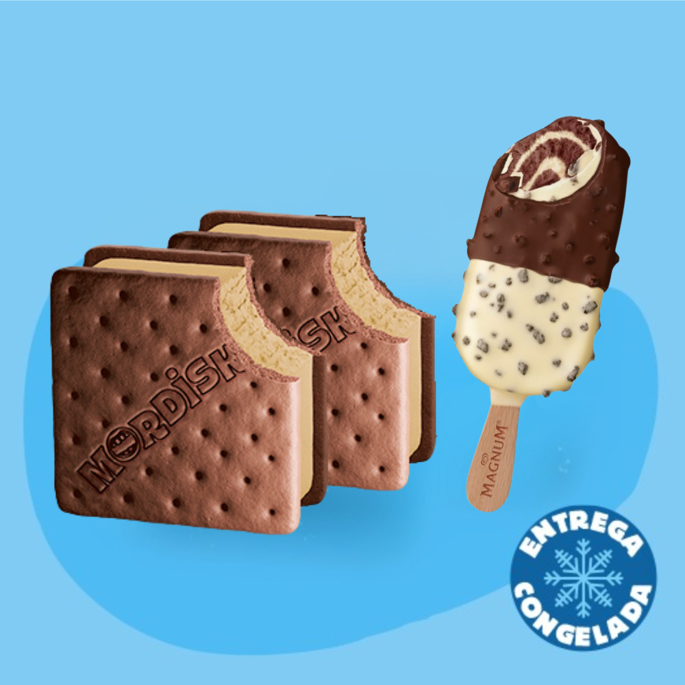 2 Mordiskos Chocoavellana + 1 Magnum Remix