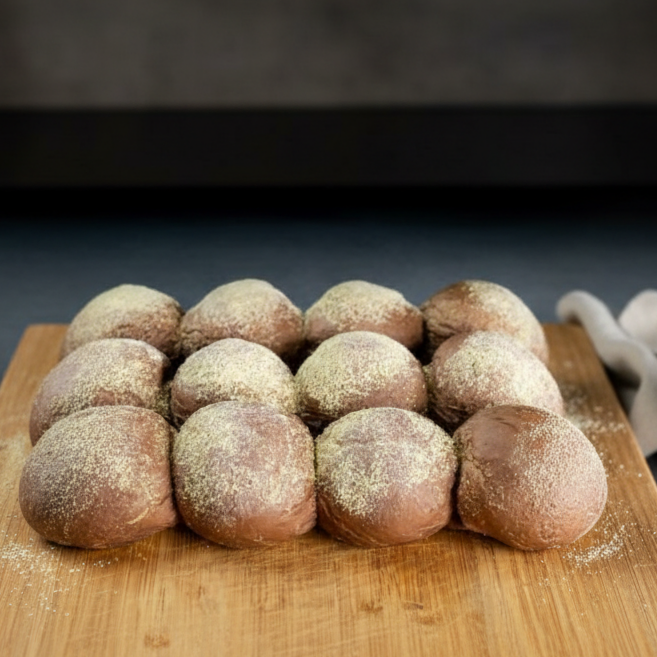 9 unidades do nosso pão australiano saboroso.