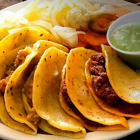Orden Tacos de canasta Chicharron prensado (4)