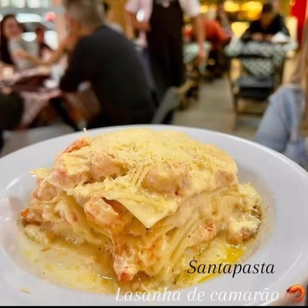 Deliciosa Lasanha de camarão ao molho do Cheff