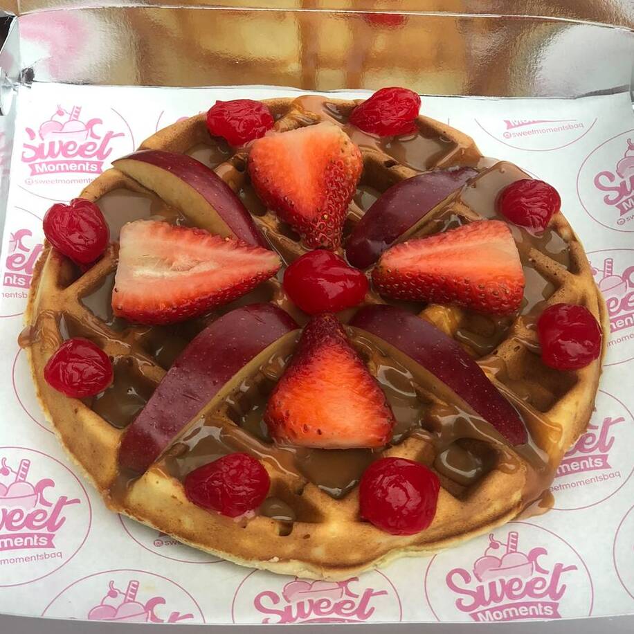Waffle Frutos Rojos