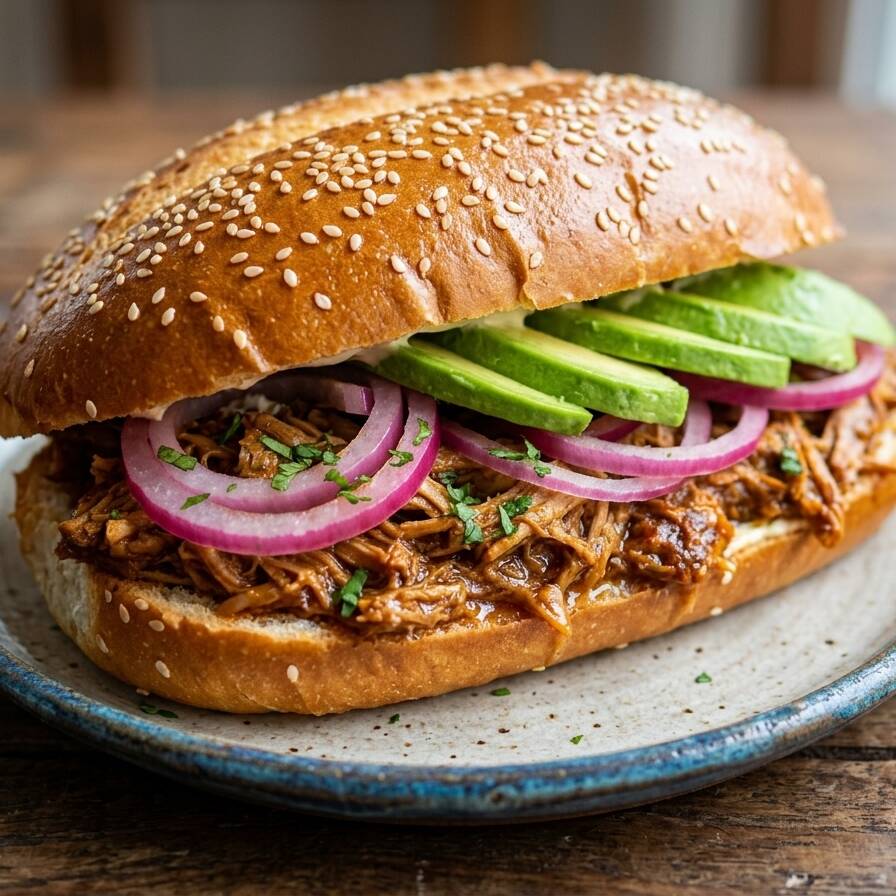 Torta de Cochinita Pibil