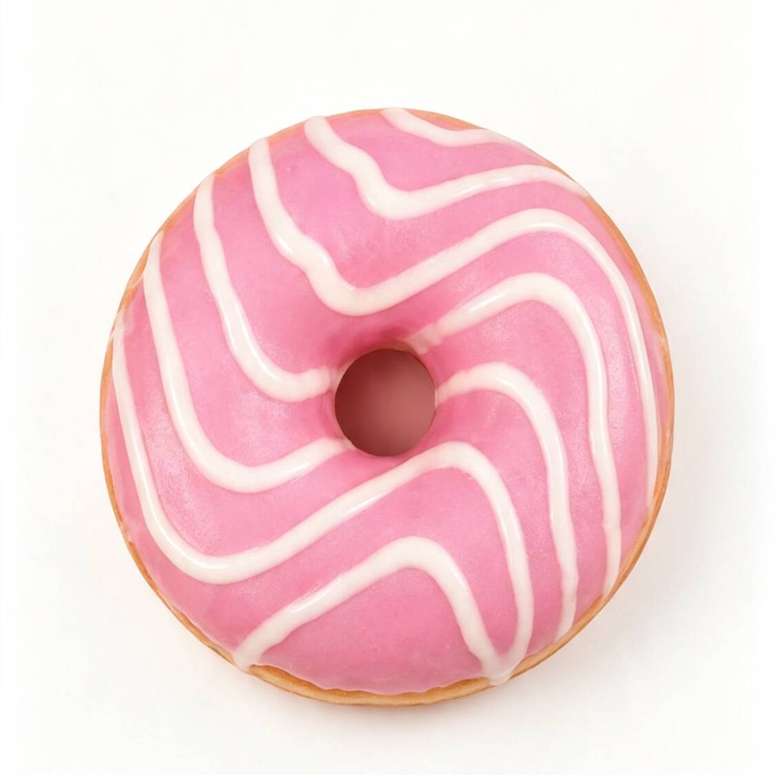 Donas de fresa glass