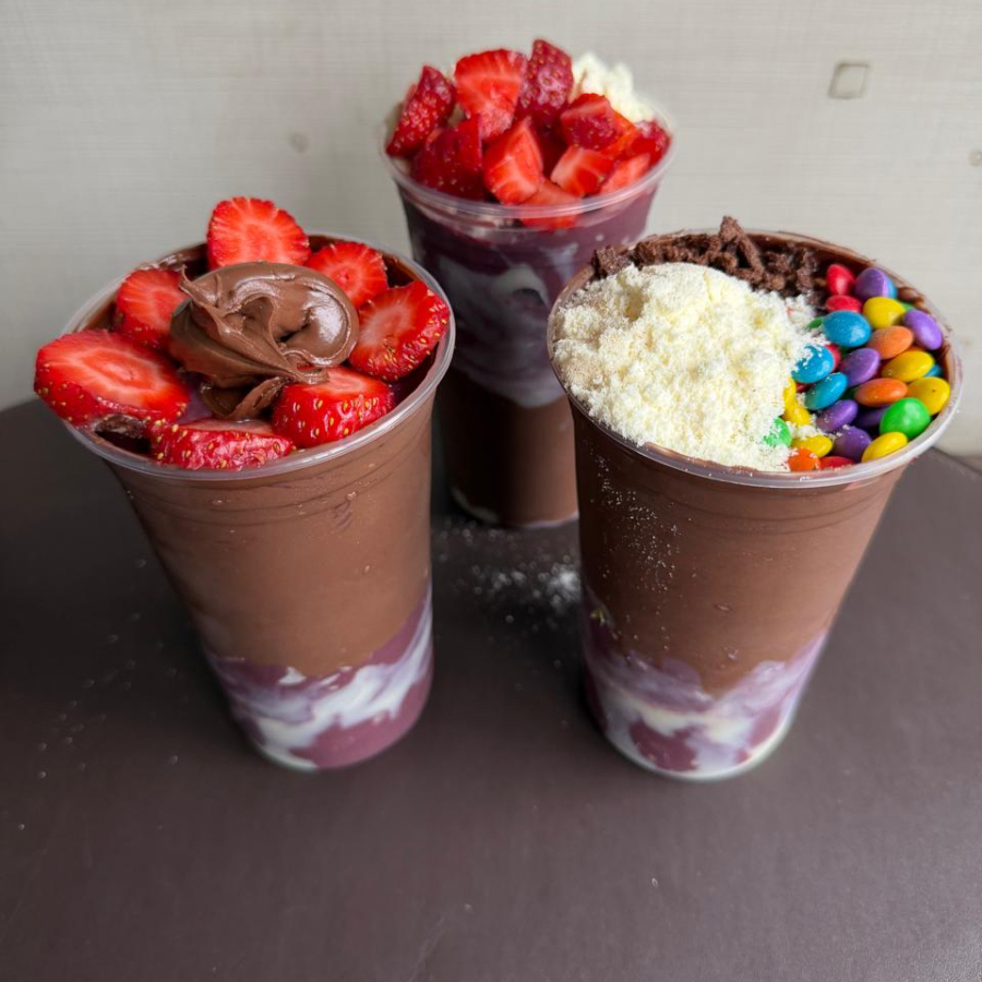 morango , nutella ,leite em pó ,leite condensado