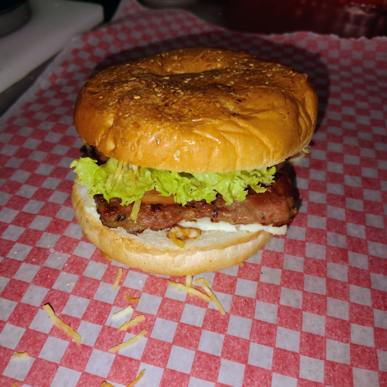 Hamburguesa Sencilla de Chorizo Gaseosa 400ml