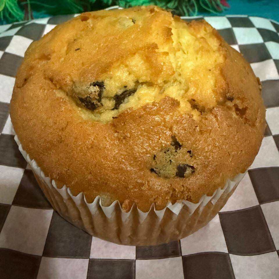Moffin de Vainilla con Chispas de Chocolate