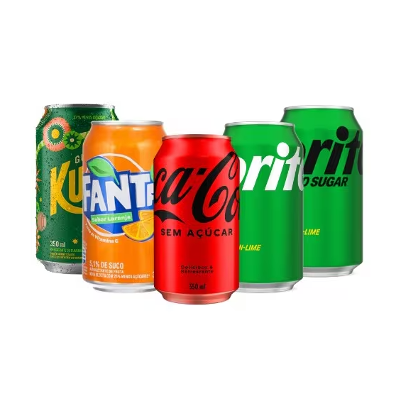 Refresque sua experiência com nossa seleção de bebidas em lata. Escolha o sabor que combina com o seu pedido e aproveite cada momento!