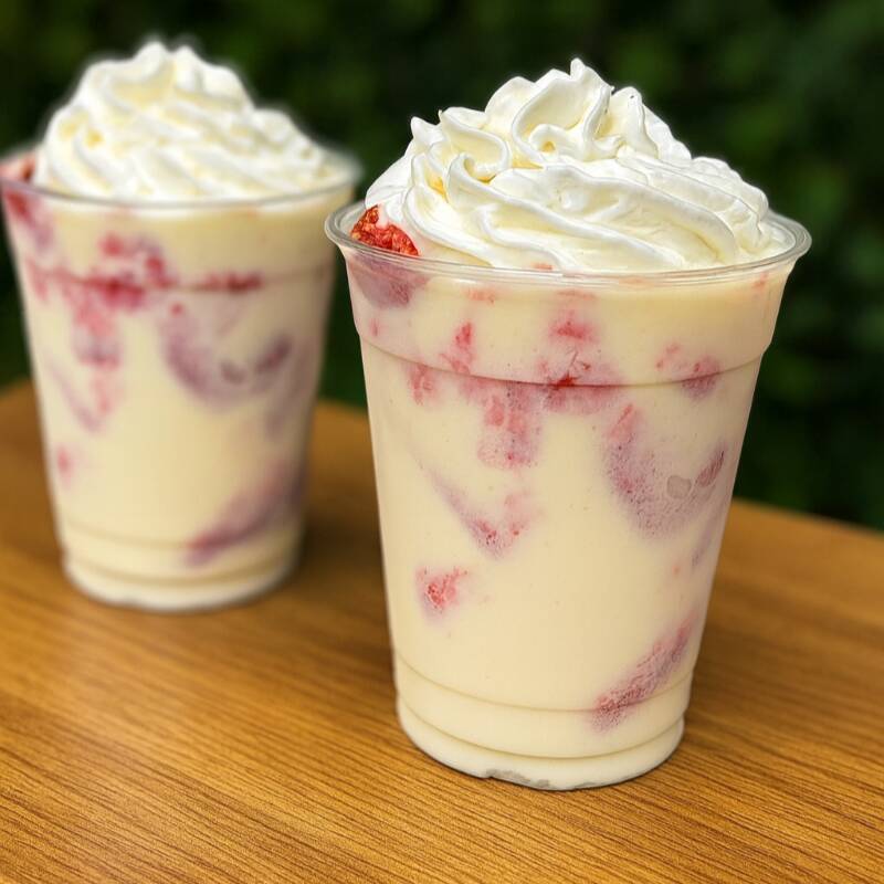 Fresas Con Crema Congeladas