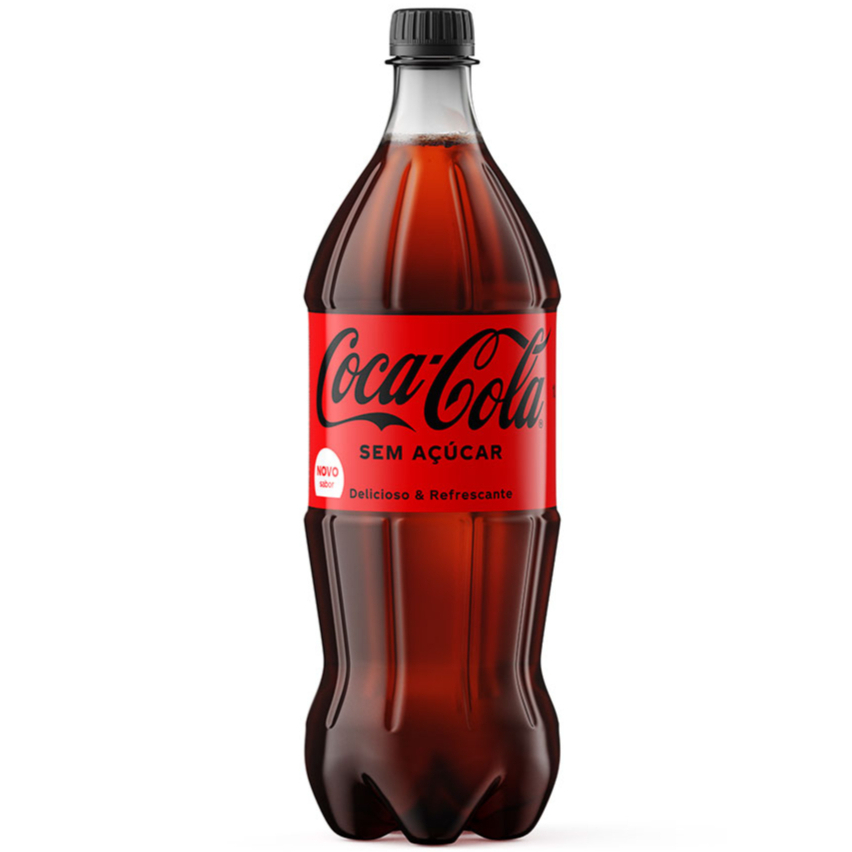 Coca Cola Zero Gelada 1 Litro