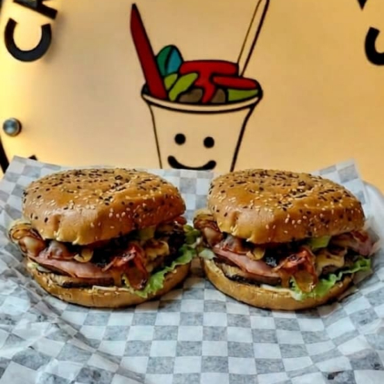 Dos Hamburguesas Sencillas