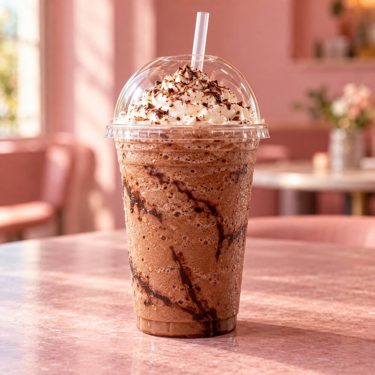 Frappé de chocolate