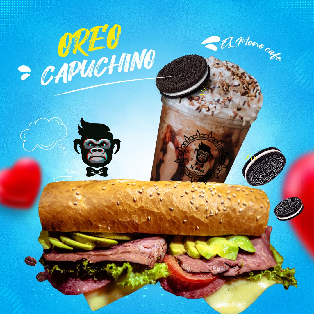 Panino Roast Beef y Frappé OREO