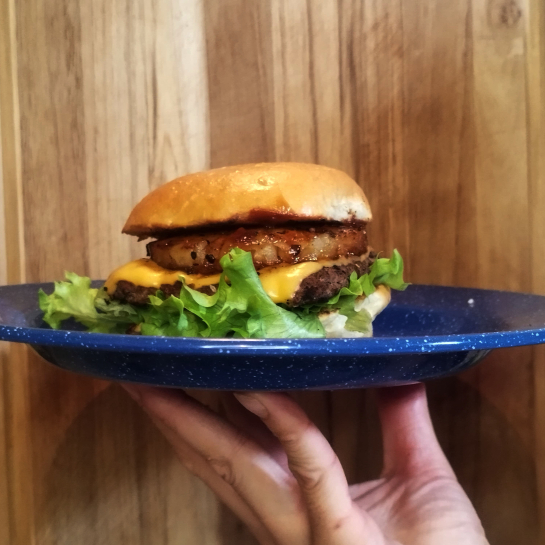Hamburguesa Hawaiana
