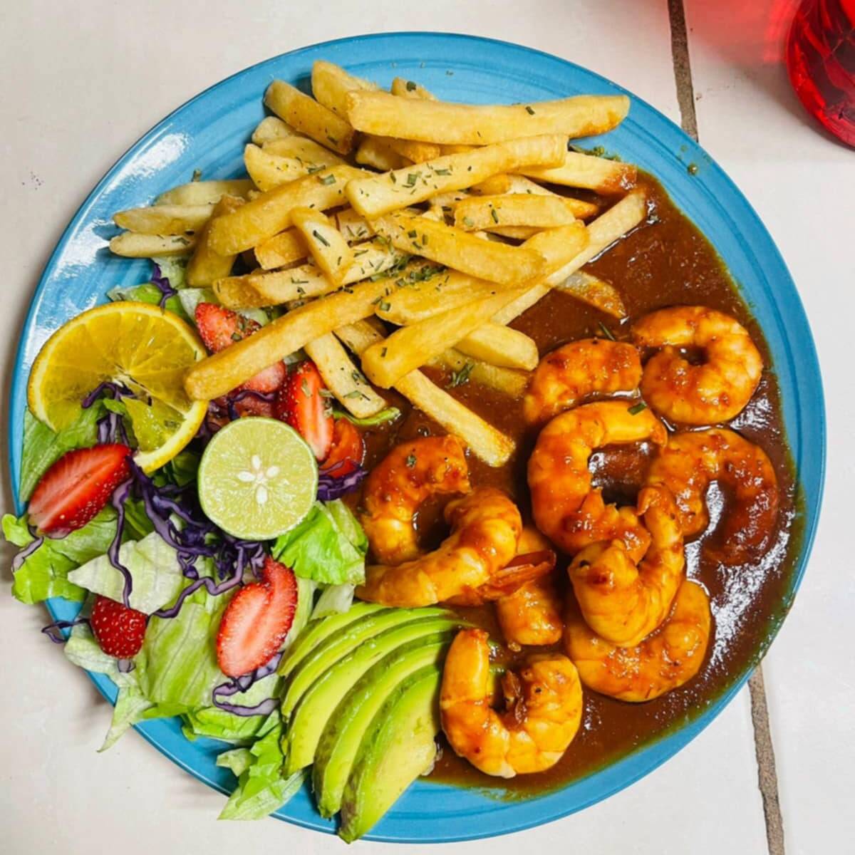 Camarones a la Diabla