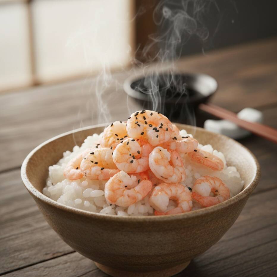 ARROZ AL VAPOR ( CAMARON )