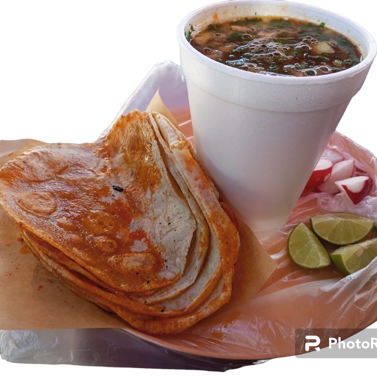 Vaso de 12oz. Con Birria