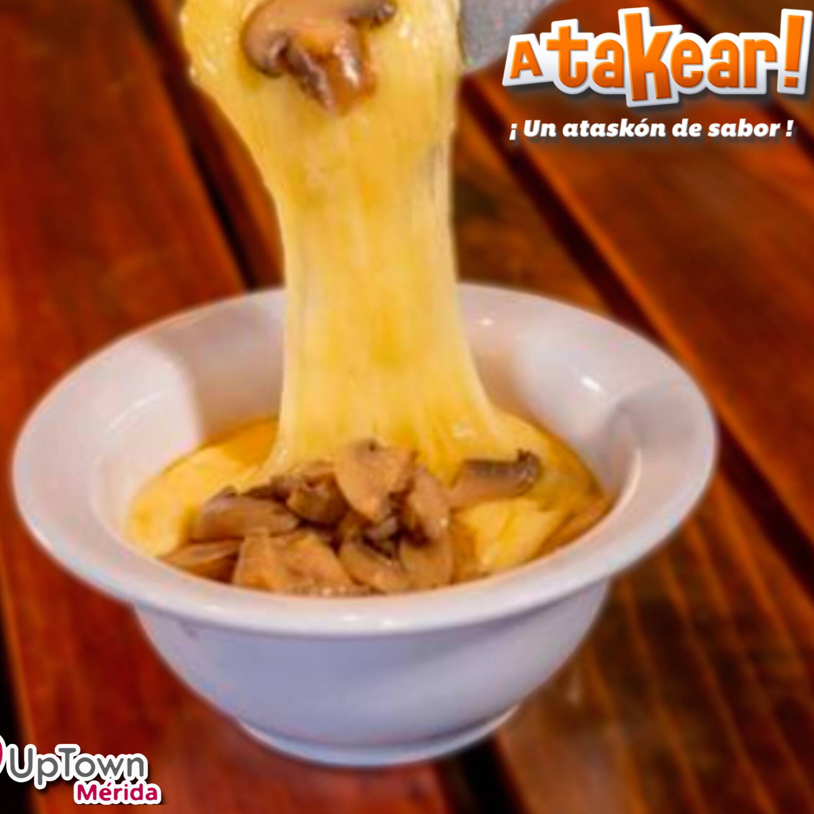 Queso Fundido Champiñones