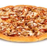 Muçarela, Parmesão, Tomate Seco, Bacon, Champignon, Palmito e Provolone