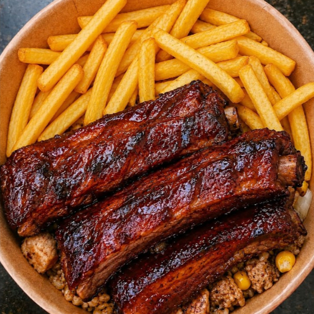 Mini Bowl 36 Oz - Costillas BBQ