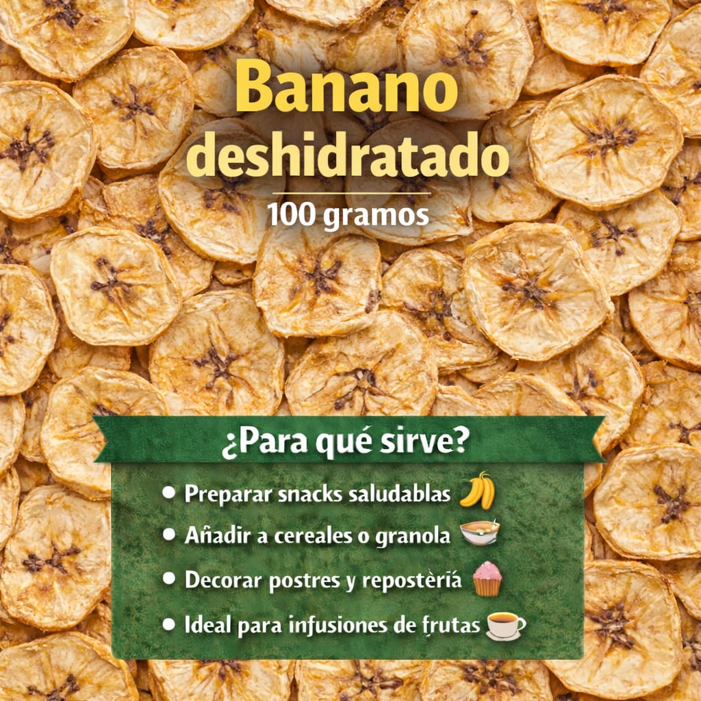 Banano Deshidratado