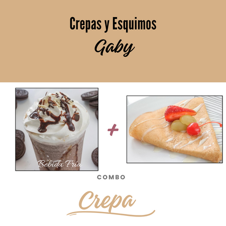Combo crepa + bebida fría