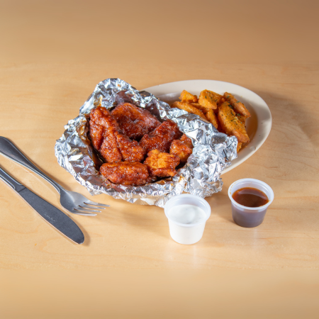 Tenders con papas Gajo,