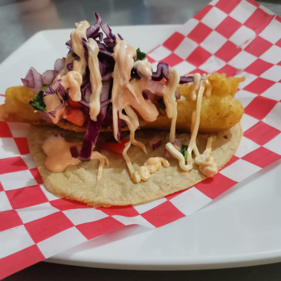 Taco Capeado de Pescado