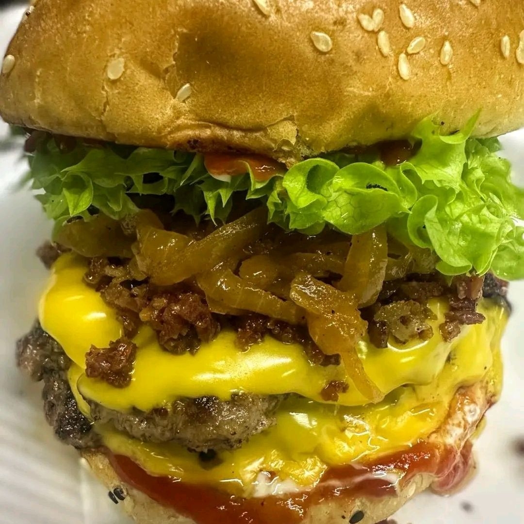Hamburguesa clásica doble