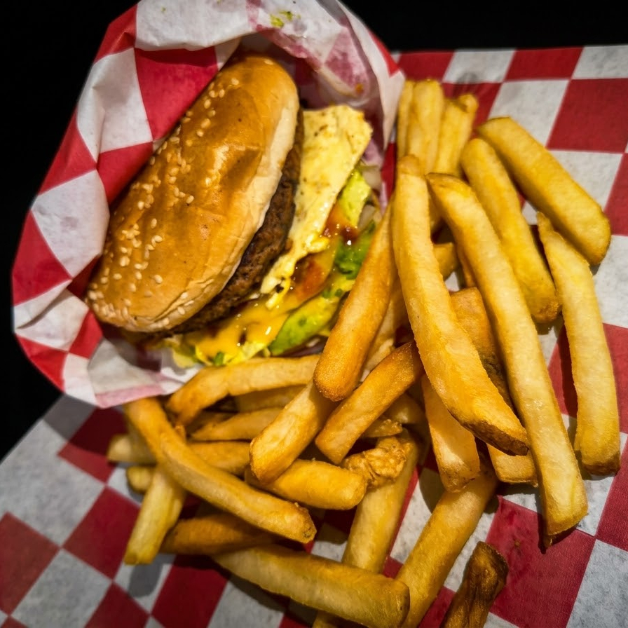 Hamburguesa de Sirlon + papas