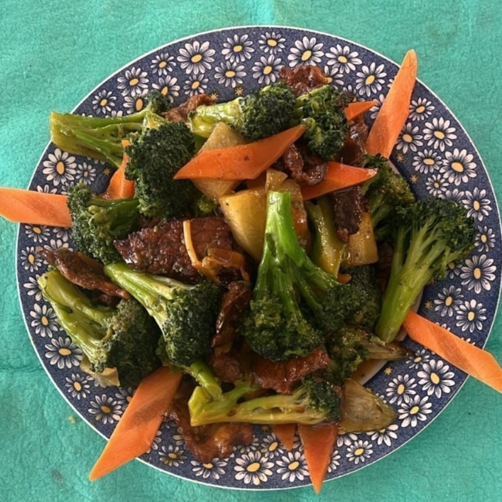 Arrachera con Brócoli