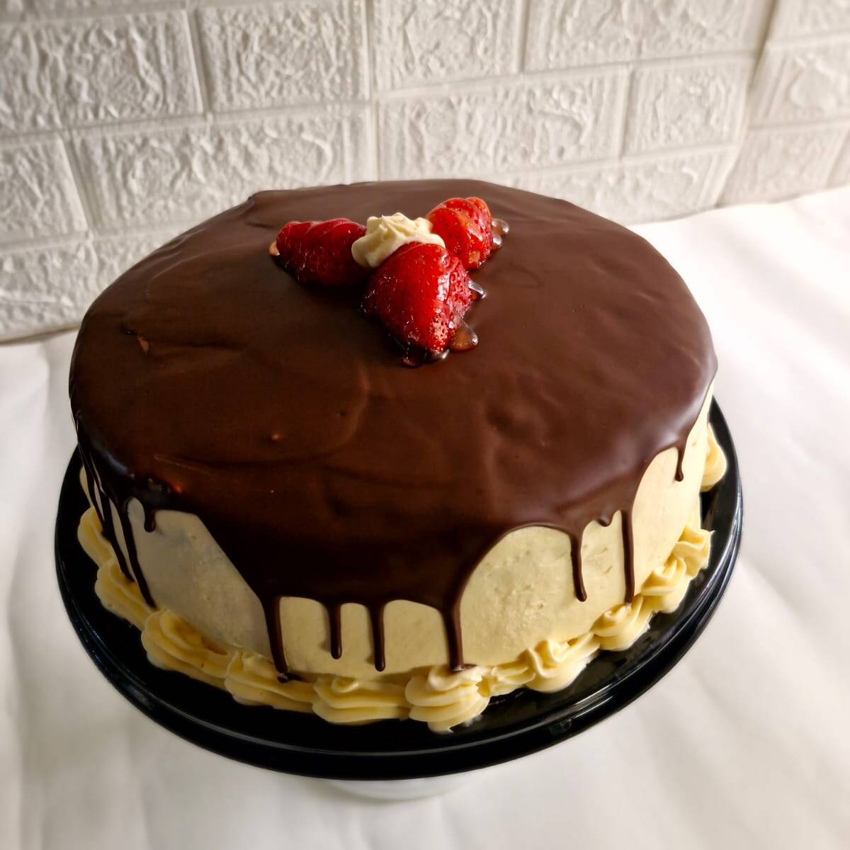 INDIVIDUAL DE FRESAS CON CHOCOLATE