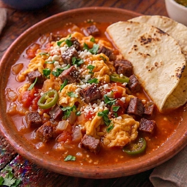 Huevos Aporreados Rojos