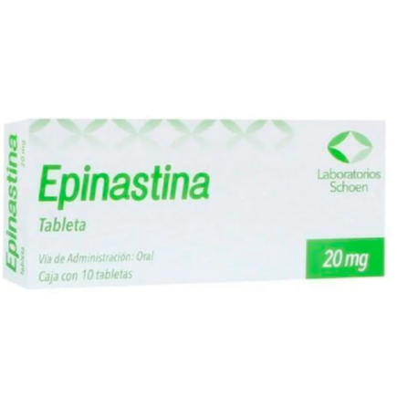 Epinastina 20 Mg Caja con 10 Tabletas Laboratorios