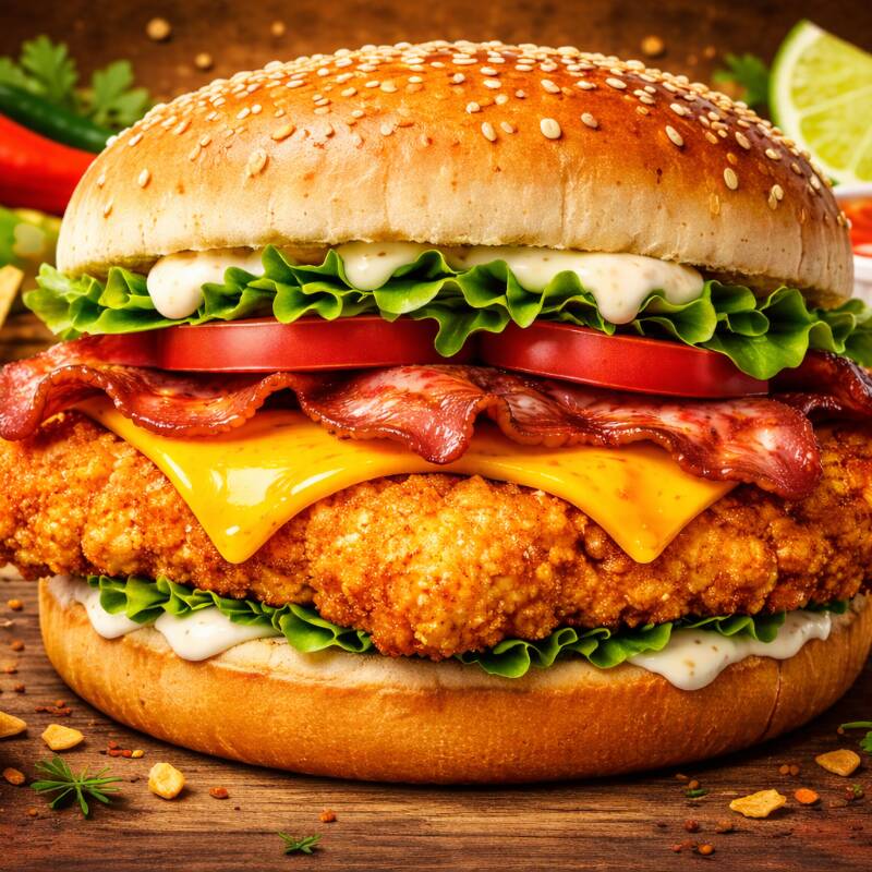 Hamburguesa de pollo