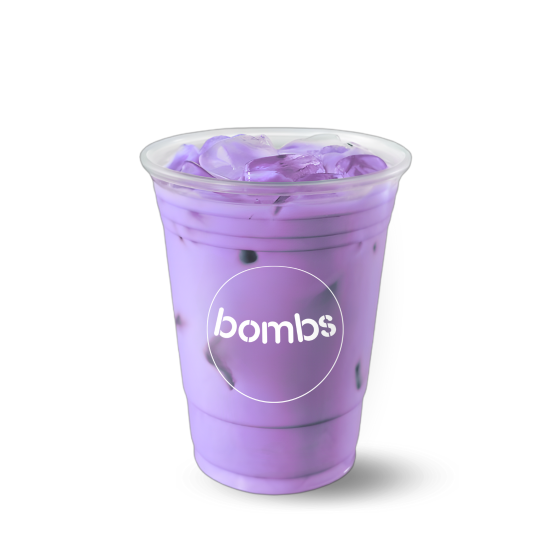Taro con Ube Iced Latte