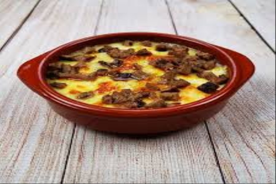 QUESO FUNDIDO CON ARRACHERA